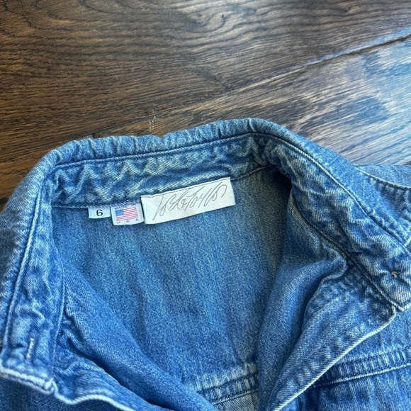 Vintage Lord & Taylor Denim Dress - Size 6 - Picture 4 of 5